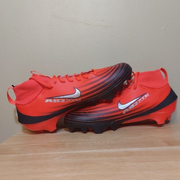 Nike Zoom Vapor Pro 1 Football Cleats Crimson Red Black HF9409-600 Men's Size 11 - Picture 4 of 7